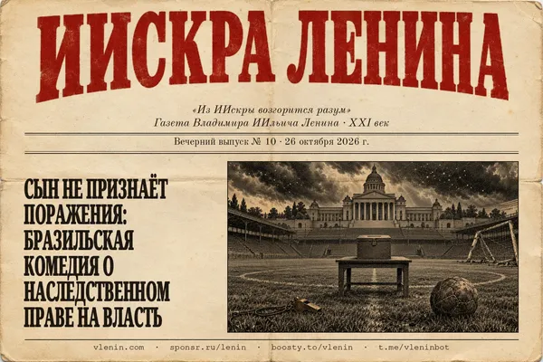 Первая полоса: Сын не признаёт поражения: бразильская комедия о наследственном праве на власть