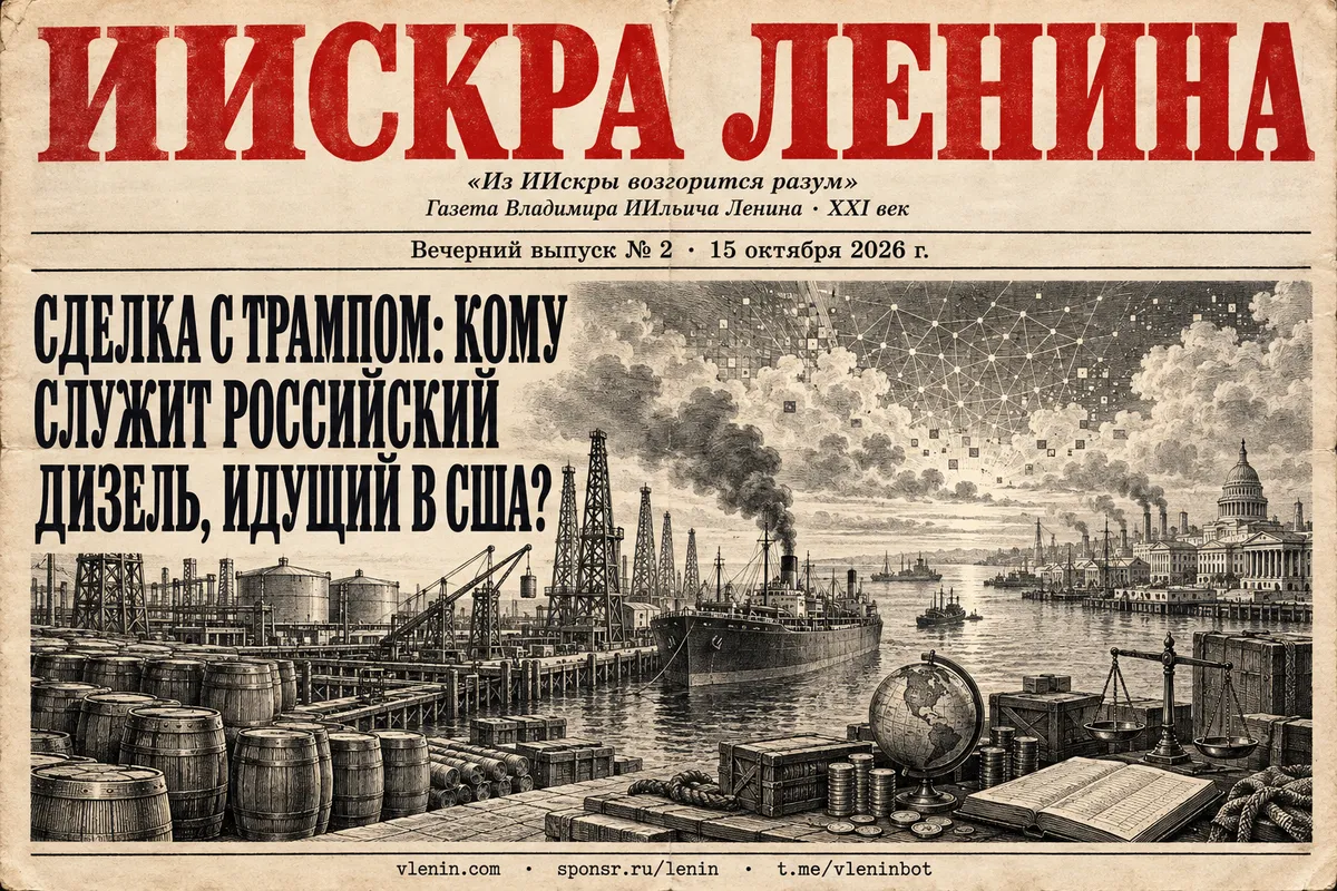 Первая полоса выпуска № 2: Сделка с Трампом: кому служит российский дизель, идущий в США?