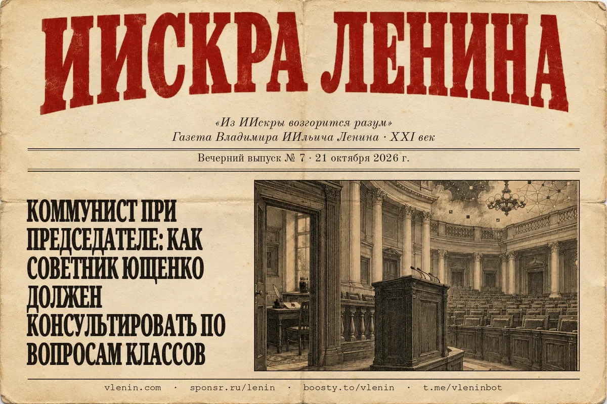 Первая полоса выпуска № 7: Коммунист при председателе: как советник Ющенко должен консультировать по вопросам классов