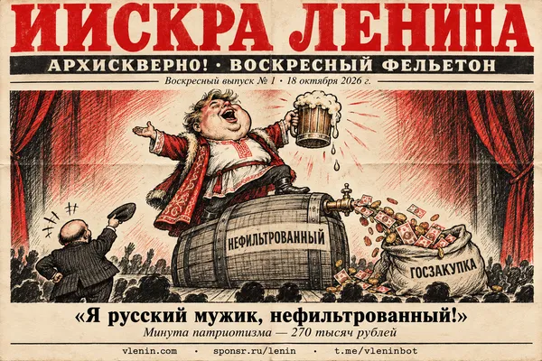 Первая полоса: Нефильтрованный: о русском мужике, пиве и патриотизме по госзакупке